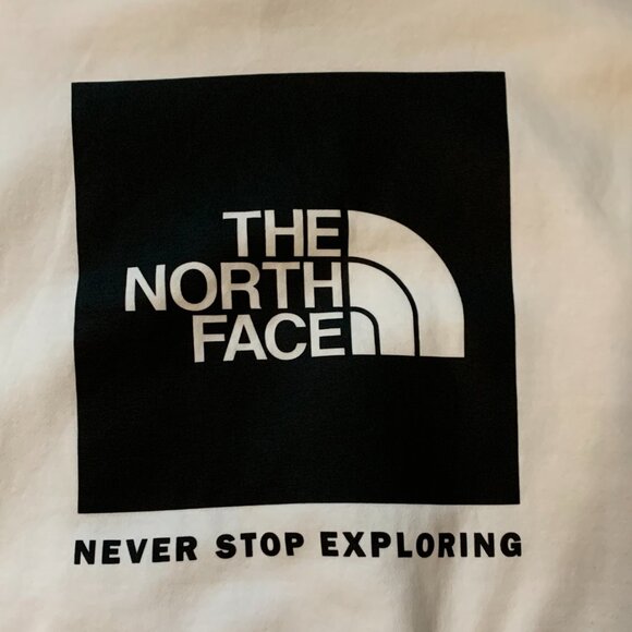 Men’s The North Face Box NSE White Pullover Hoodie Medium - Picture 4 of 4